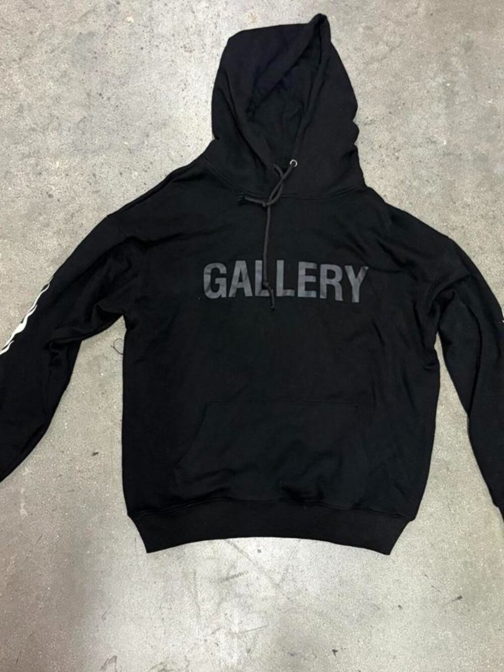 Gallery Dept. Men's Black Flames Hoodie – Size M